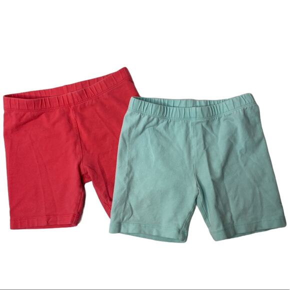 set of 2 Gymboree Sm 5/6 Pink & light blue shorts - Picture 1 of 3